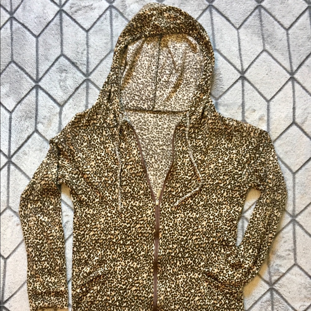 🐆Leopard Print Zip Up Hoodie🐆